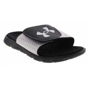 Under Armour Ignite Pro Slide Sandal Slip-on Bkack And White Mens Size 17